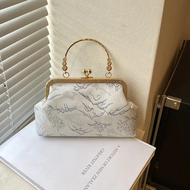 Women's Crossbody Bag, Women's Trendy Fashion Handbag, Clip Bag, Underarm Lace Bag, Shoulder Shell Bag. - Image 2